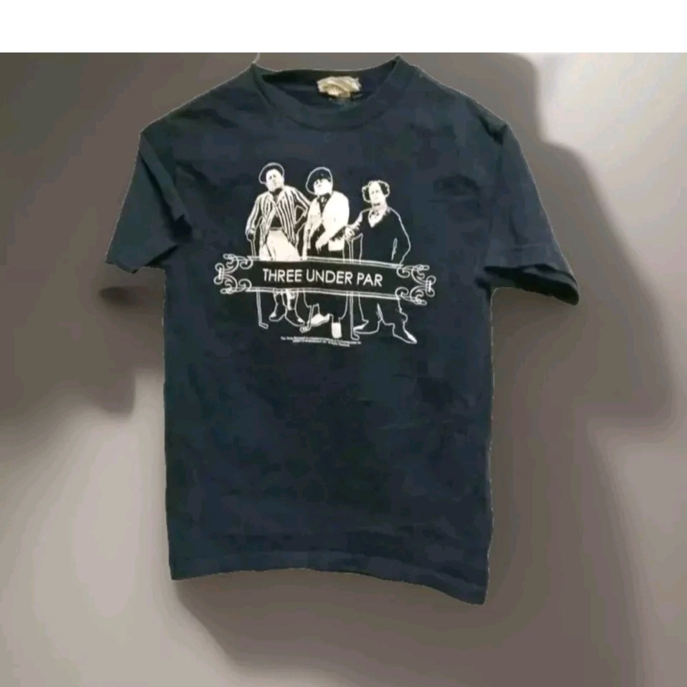 The Three Stooges 2004 Three Under Par T-Shirt Adult S